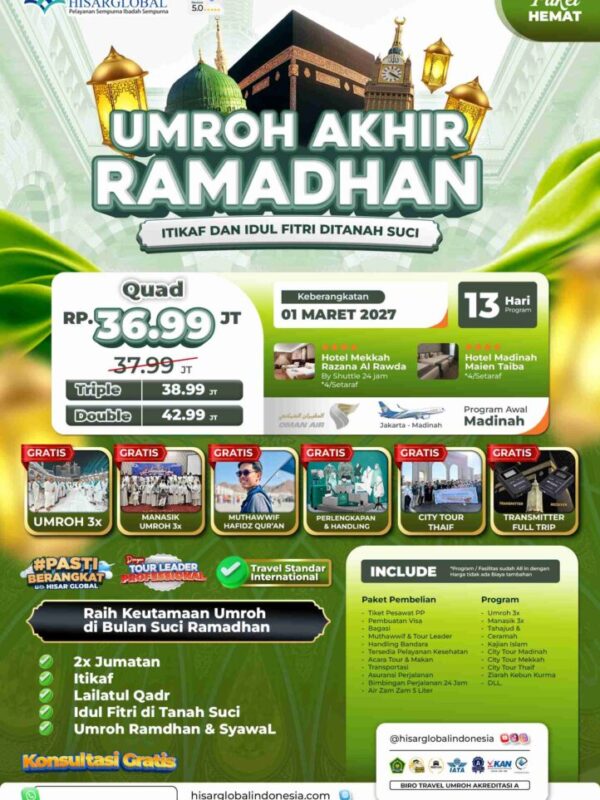 Umroh Akhir Ramadhan - Paket Hemat