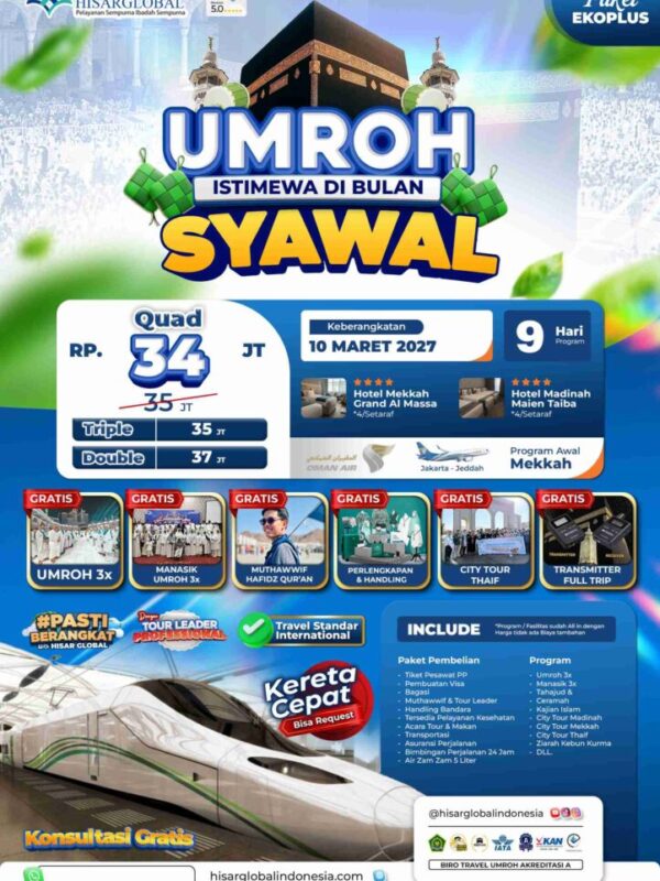 Umroh Istimewa Syawal - Paket Ekoplus