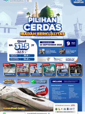 Umroh September Pilihan Cerdas - Paket Ekoplus