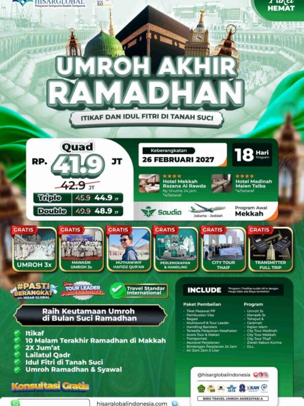 Umroh Akhir Ramadhan - Paket Hemat